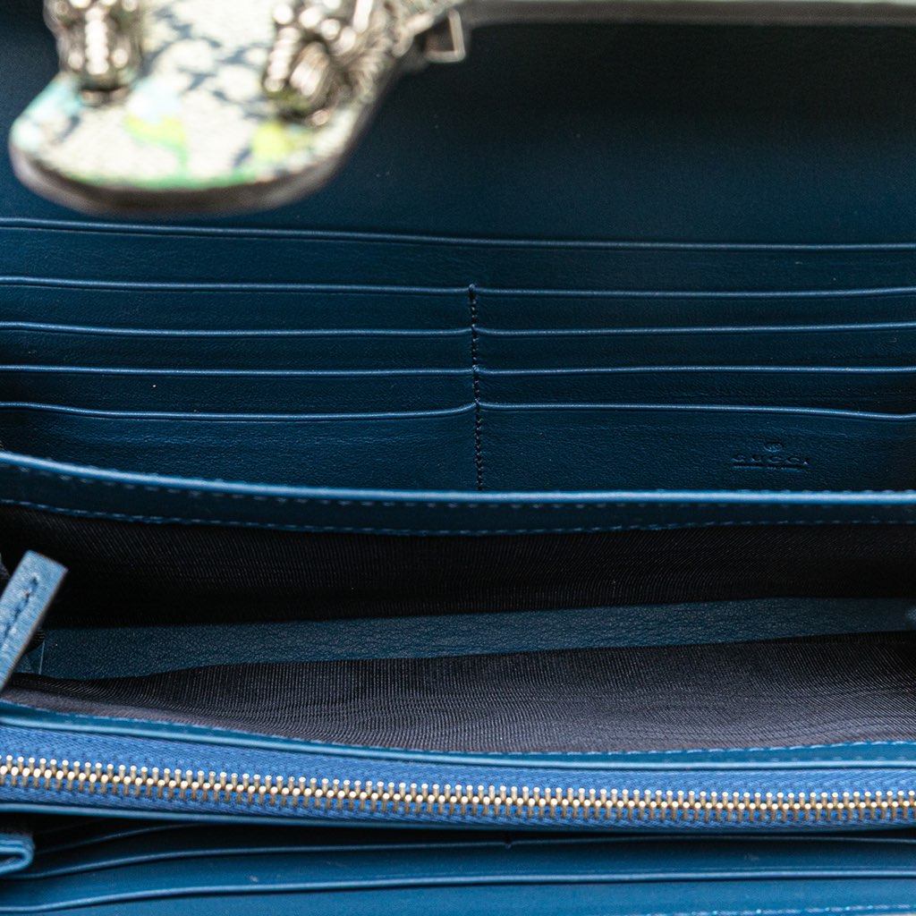 Gucci GG Supreme Dionysus Blooms Chain Wallet - 4