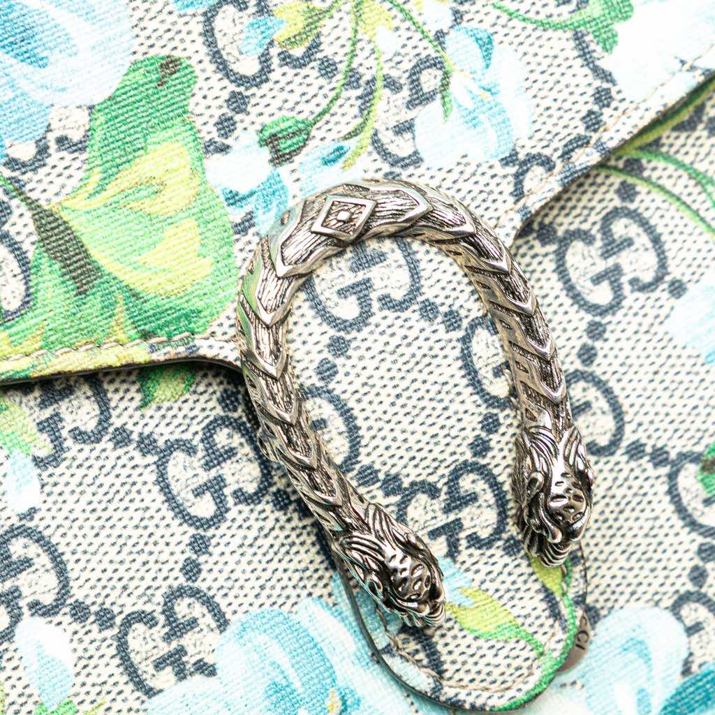 Gucci GG Supreme Dionysus Blooms Chain Wallet - Detail 2