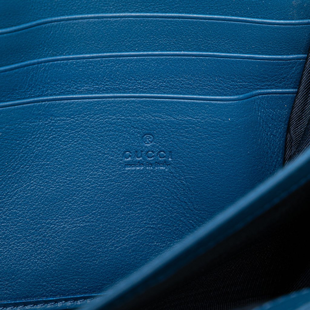 Gucci GG Supreme Dionysus Blooms Chain Wallet - Image 10