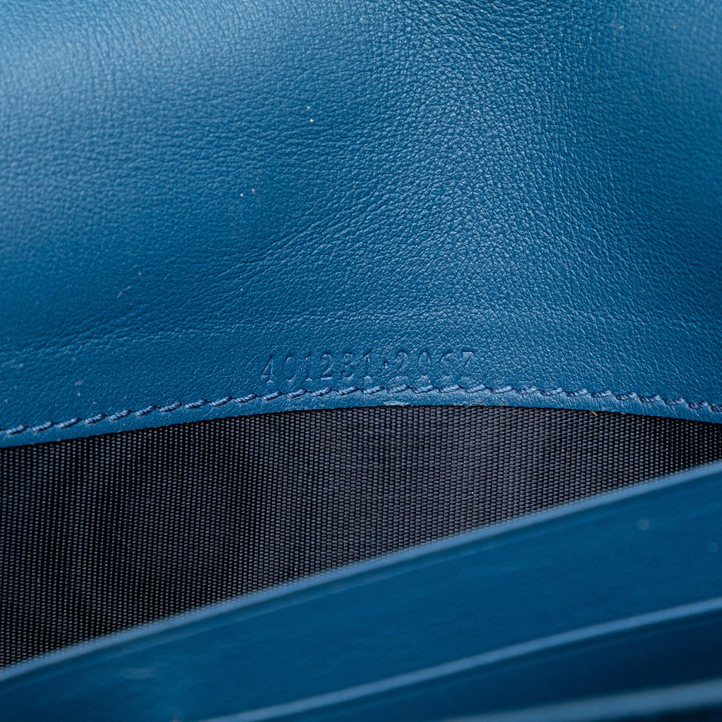 Gucci GG Supreme Dionysus Blooms Chain Wallet - Image 11