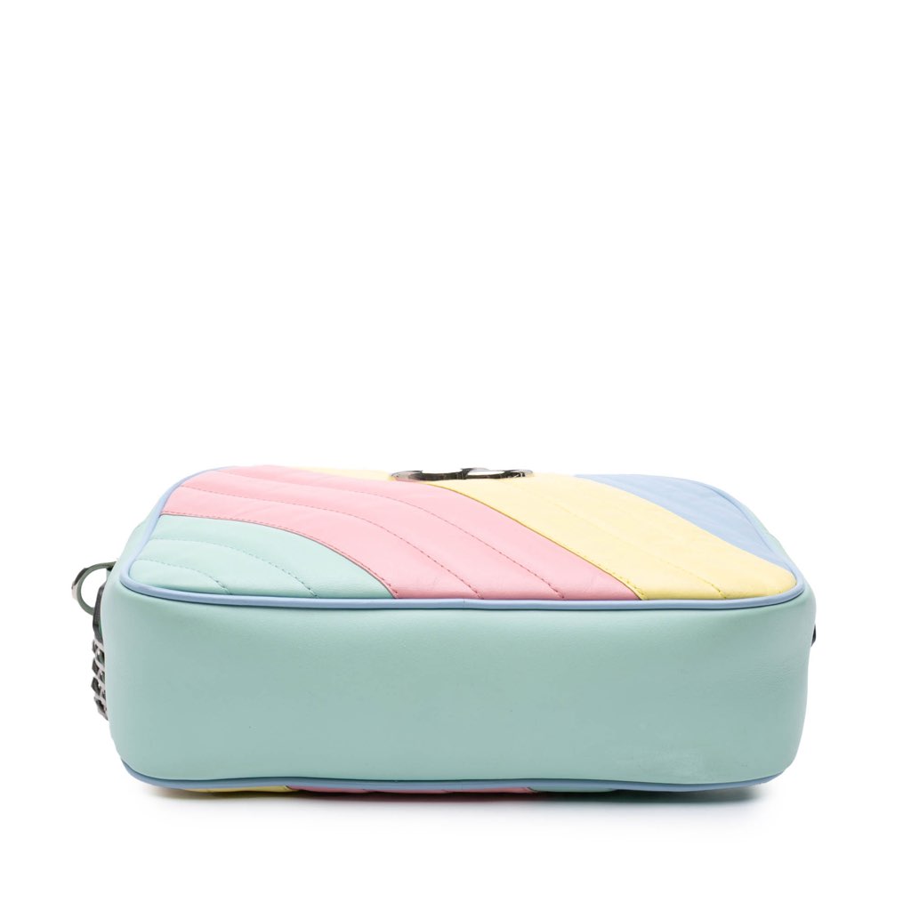 Gucci Small GG Marmont Diagonal Matelasse Leather Crossbody - 3