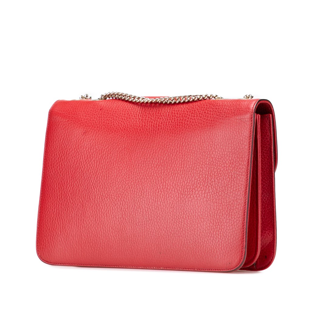 Gucci Medium Dollar Calfskin Interlocking G Crossbody - Back view