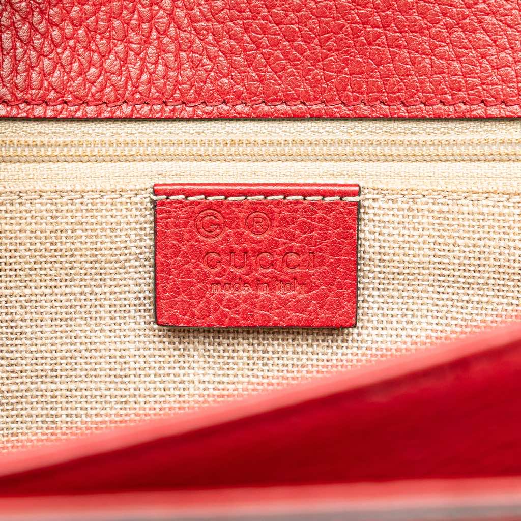 Gucci Medium Dollar Calfskin Interlocking G Crossbody - Detail 1