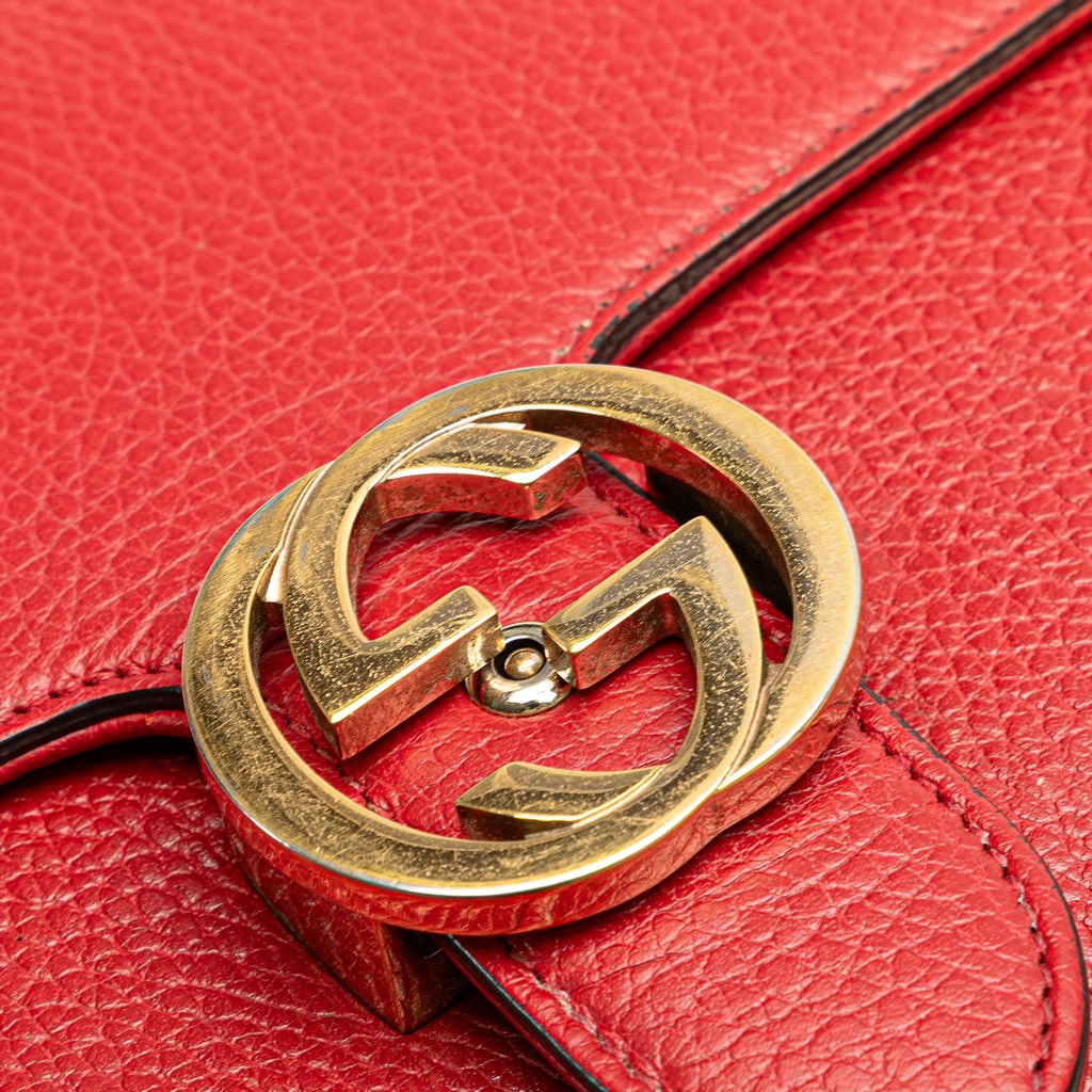 Gucci Medium Dollar Calfskin Interlocking G Crossbody - Image 12