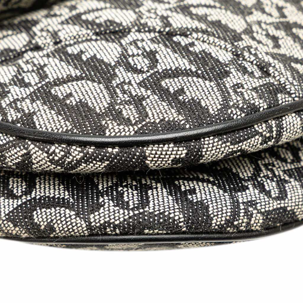 Dior Diorissimo Canvas Saddle Bag - Image 12