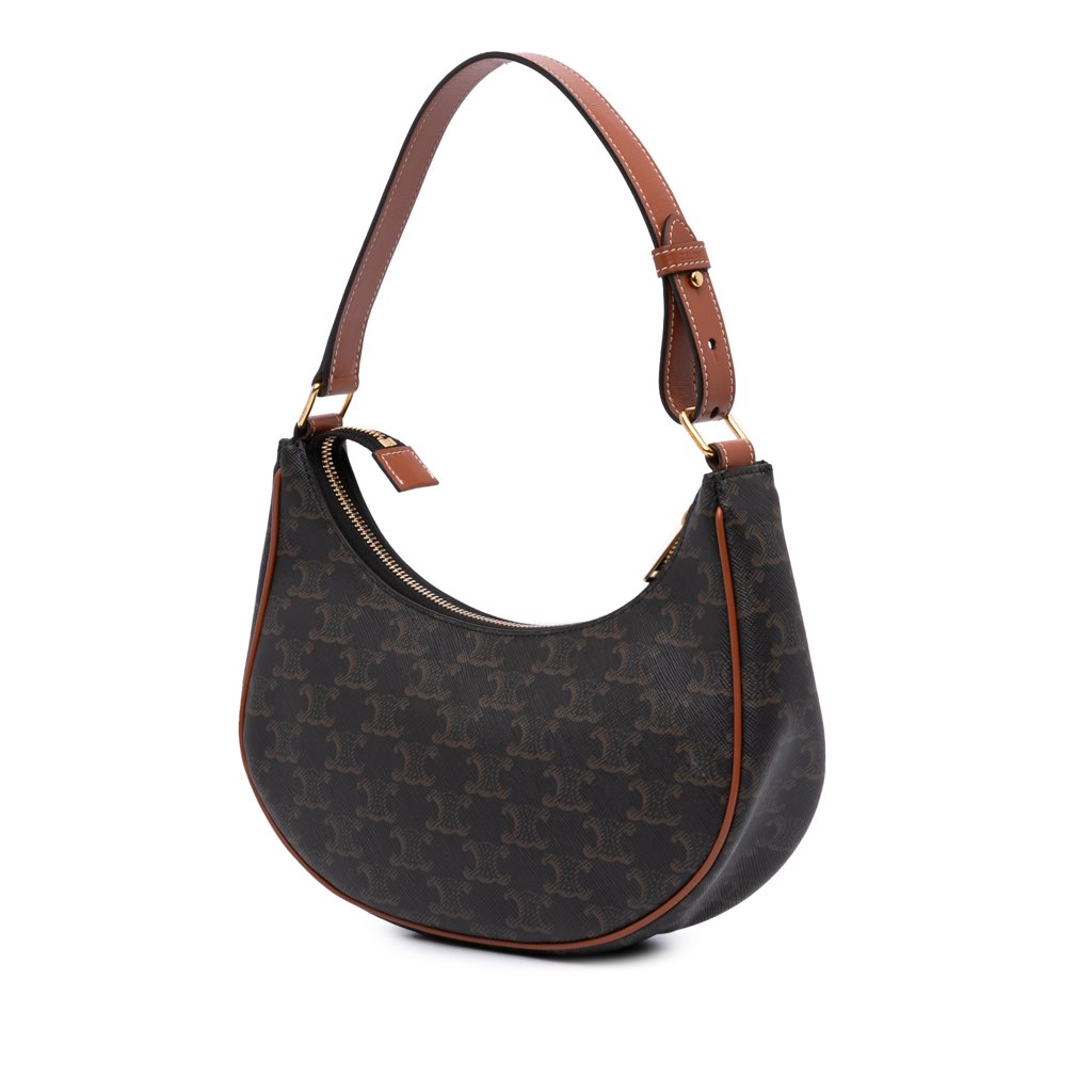 Celine Triomphe Coated Canvas Ava Shoulder Bag - 2