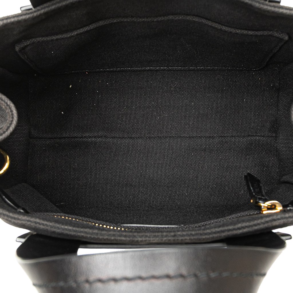 Miu Miu Small Canapa Canvas and leather Logo Satchel - 4