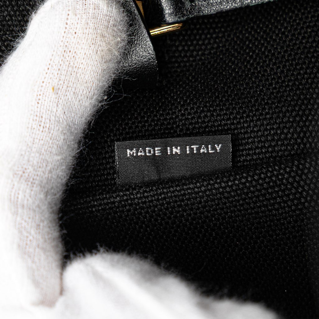 Miu Miu Small Canapa Canvas and leather Logo Satchel - Detail 2