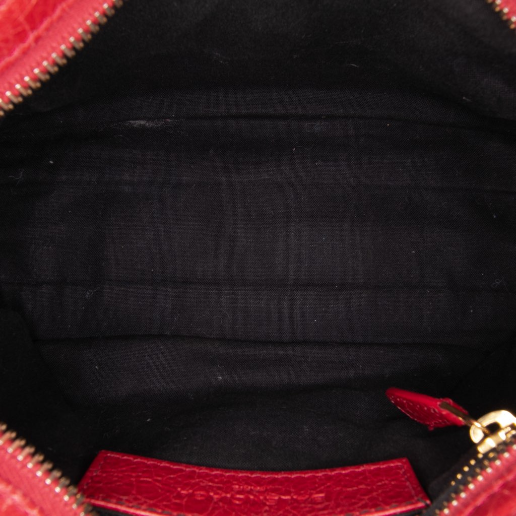 Balenciaga Mini Lambskin Motocross City Giant 21 Satchel - 4