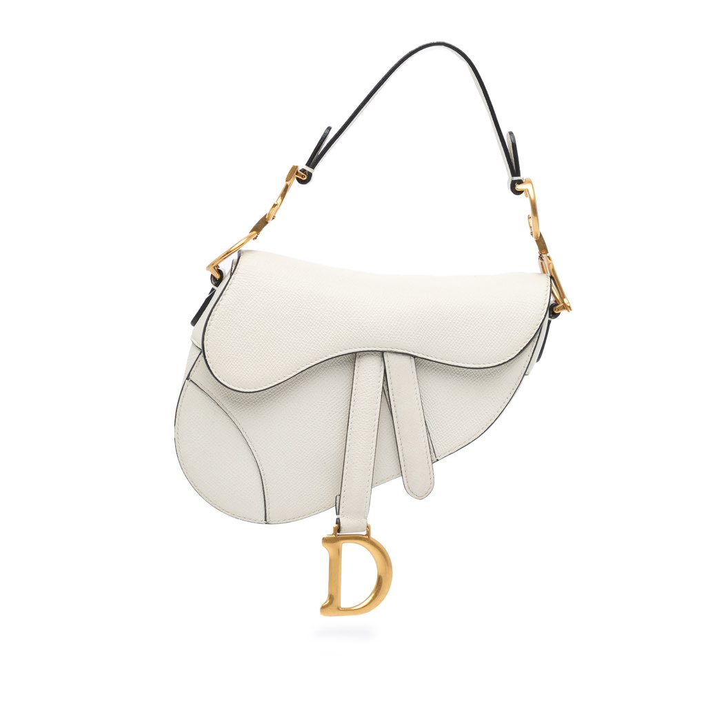 Dior Mini Grained Calfskin Saddle Bag