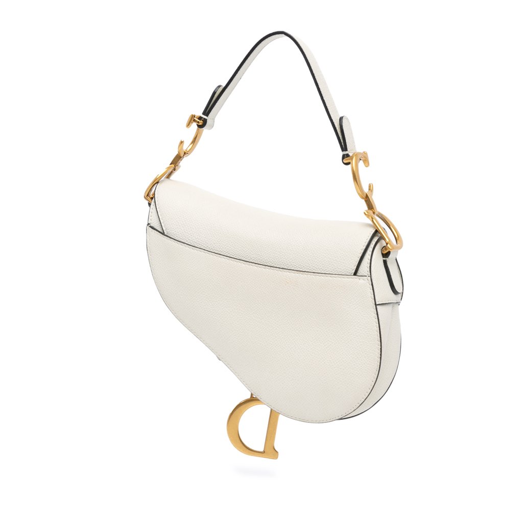 Dior Mini Grained Calfskin Saddle Bag - 2