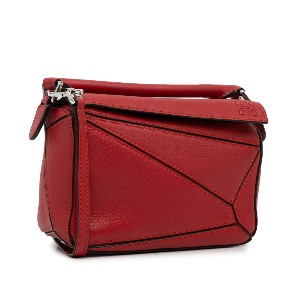 Loewe Mini Calfskin Puzzle Satchel - 2