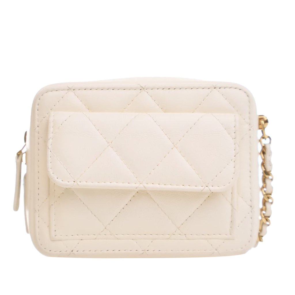 Chanel Mini Quilted Lambskin CC Vanity Case - 3