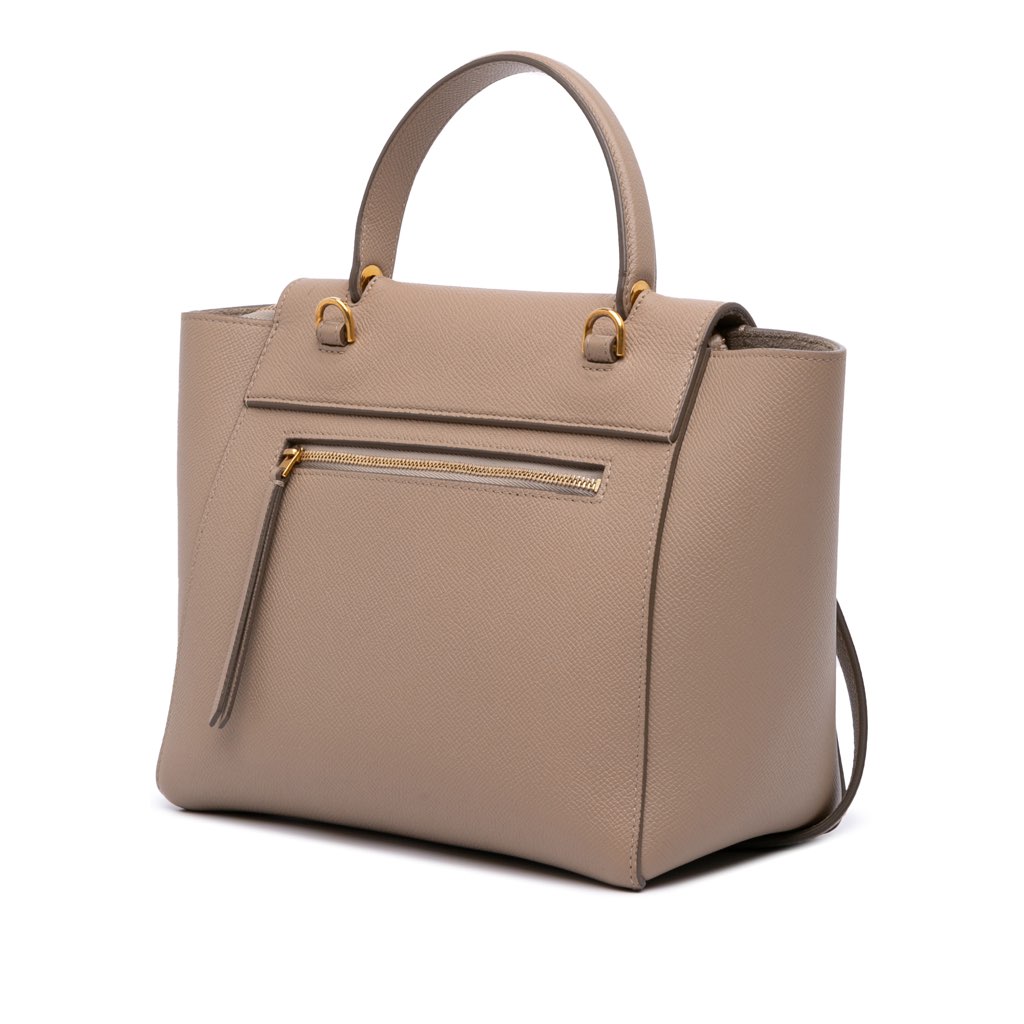 Celine Micro Grained Calfskin Belt Bag - Back view