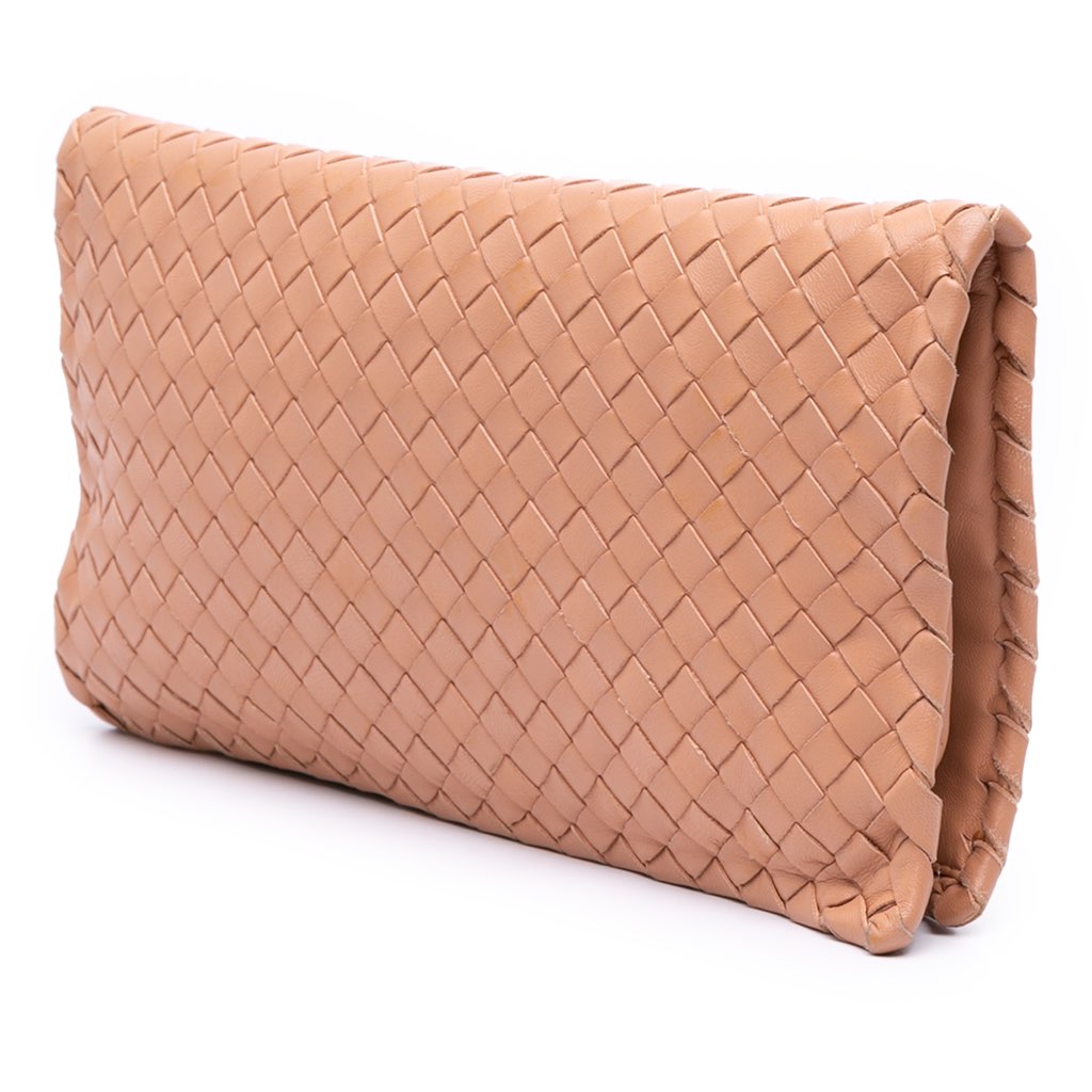 Bottega Veneta Nappa Intrecciato Turn Lock Clutch - 2