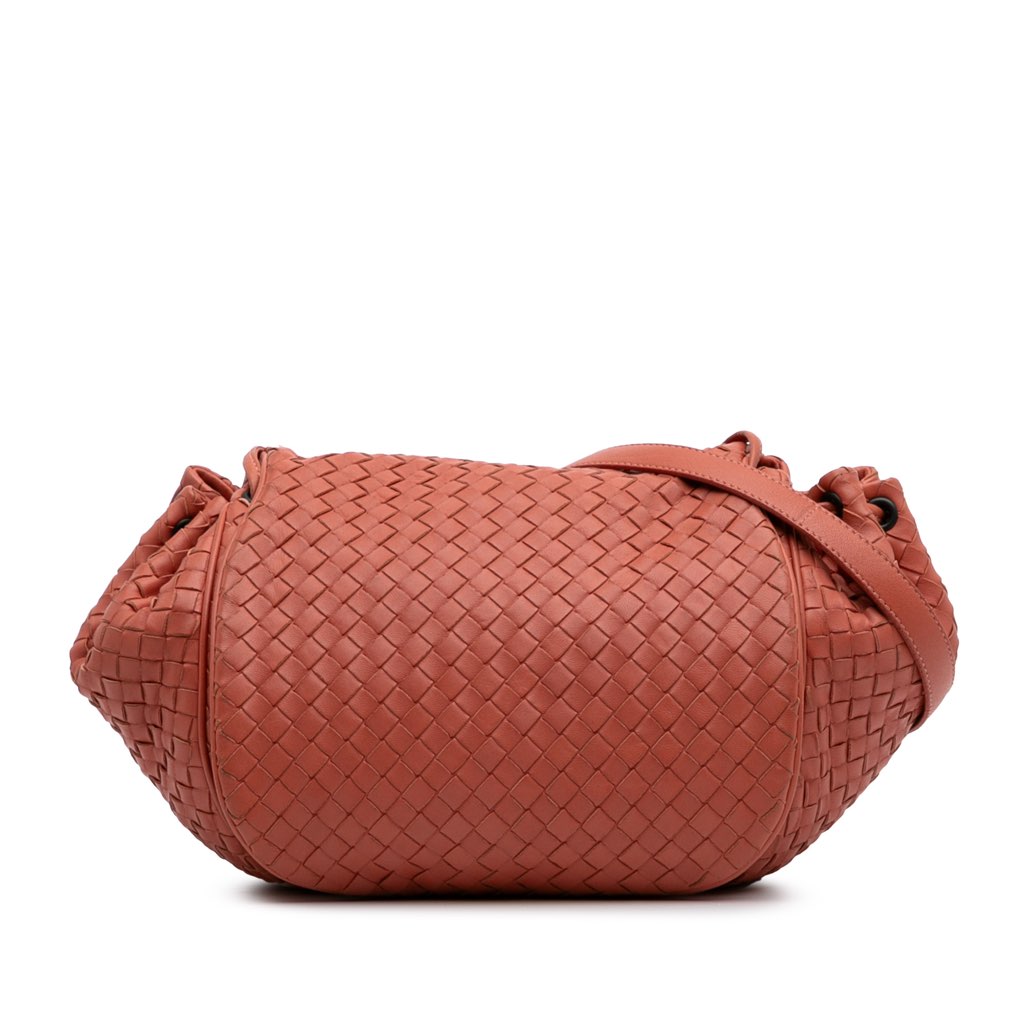 Bottega Veneta Nappa Intrecciato Flap Crossbody