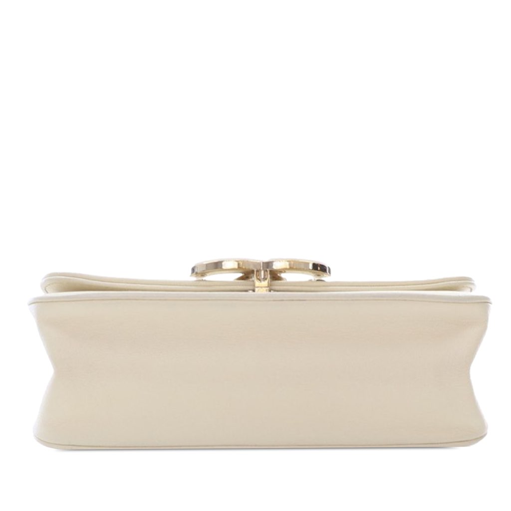 Chanel Small Chevron Sheepskin CC Subtle Flap - 4