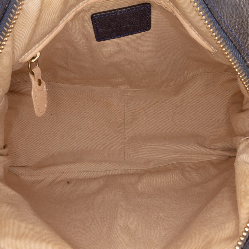 Chloé Medium Pebbled Leather Paraty Satchel - 4