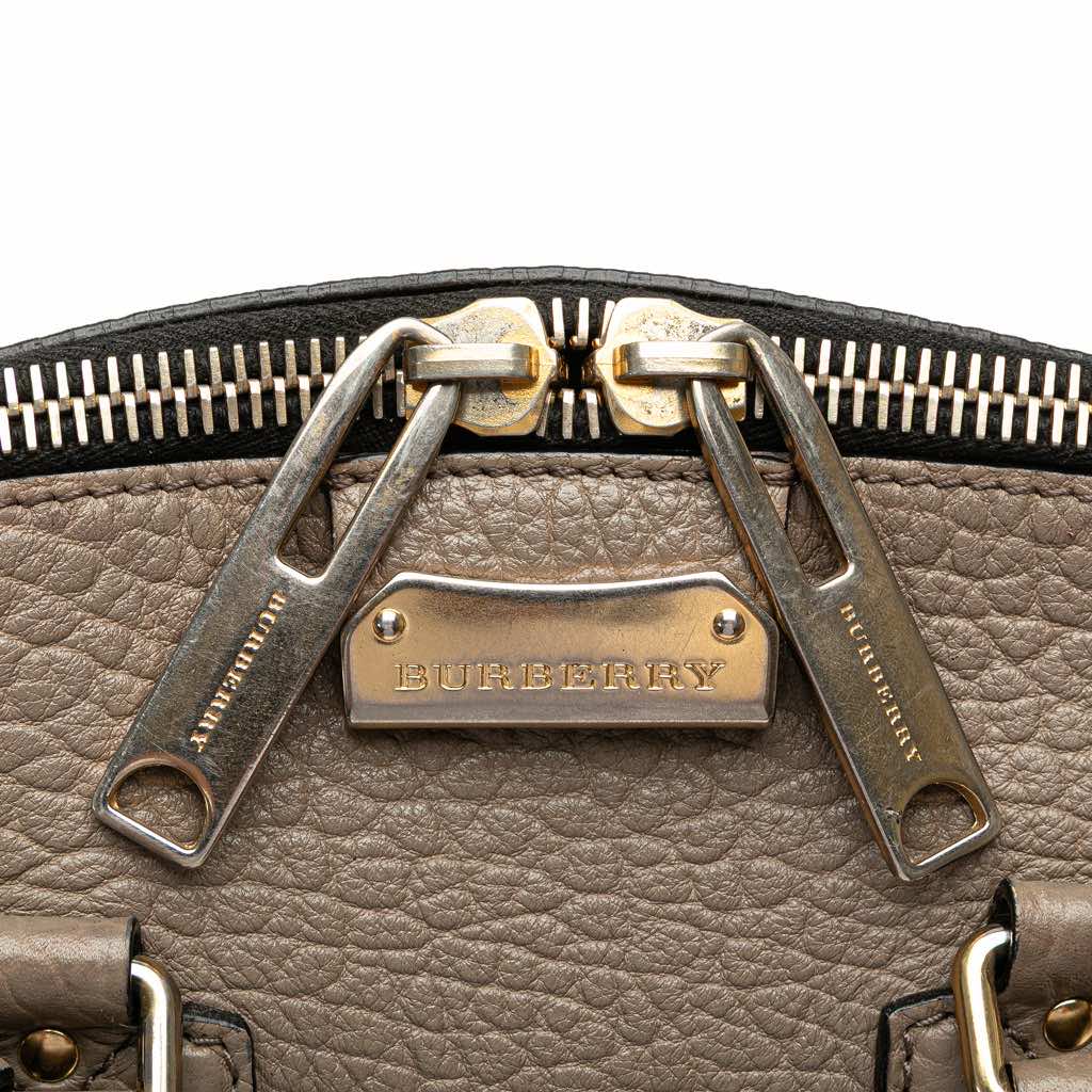 Burberry Small Grained Calfskin Heritage Orchard Bowling Bag - Image 14