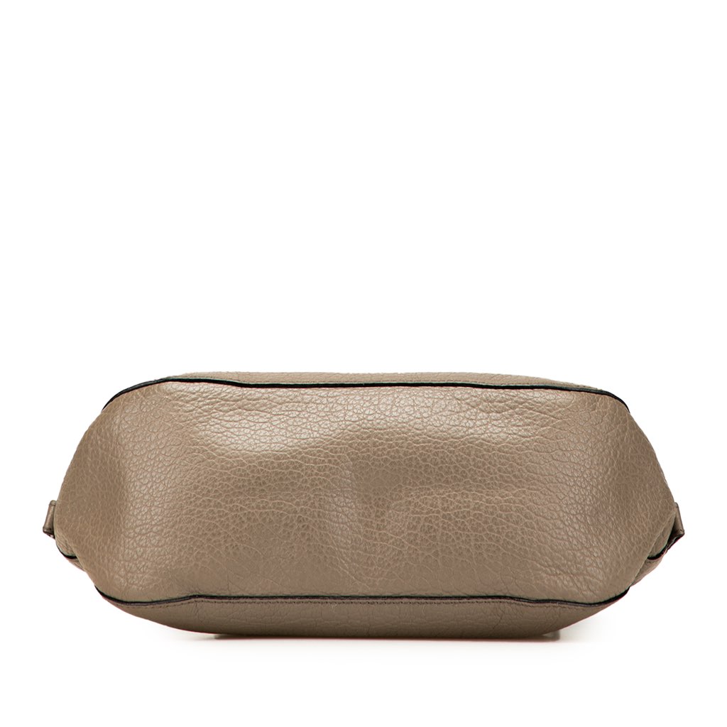 Burberry Small Grained Calfskin Heritage Orchard Bowling Bag - Image 6