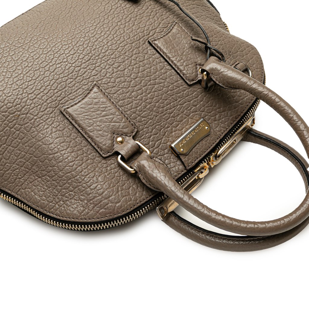 Burberry Small Grained Calfskin Heritage Orchard Bowling Bag - Image 12