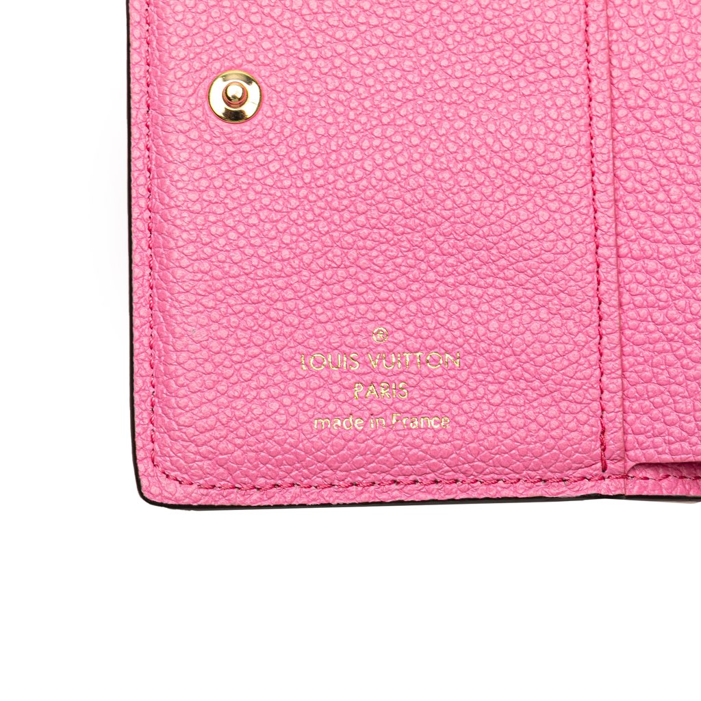 Louis Vuitton Monogram Empreinte Clea Small Wallet - Side view