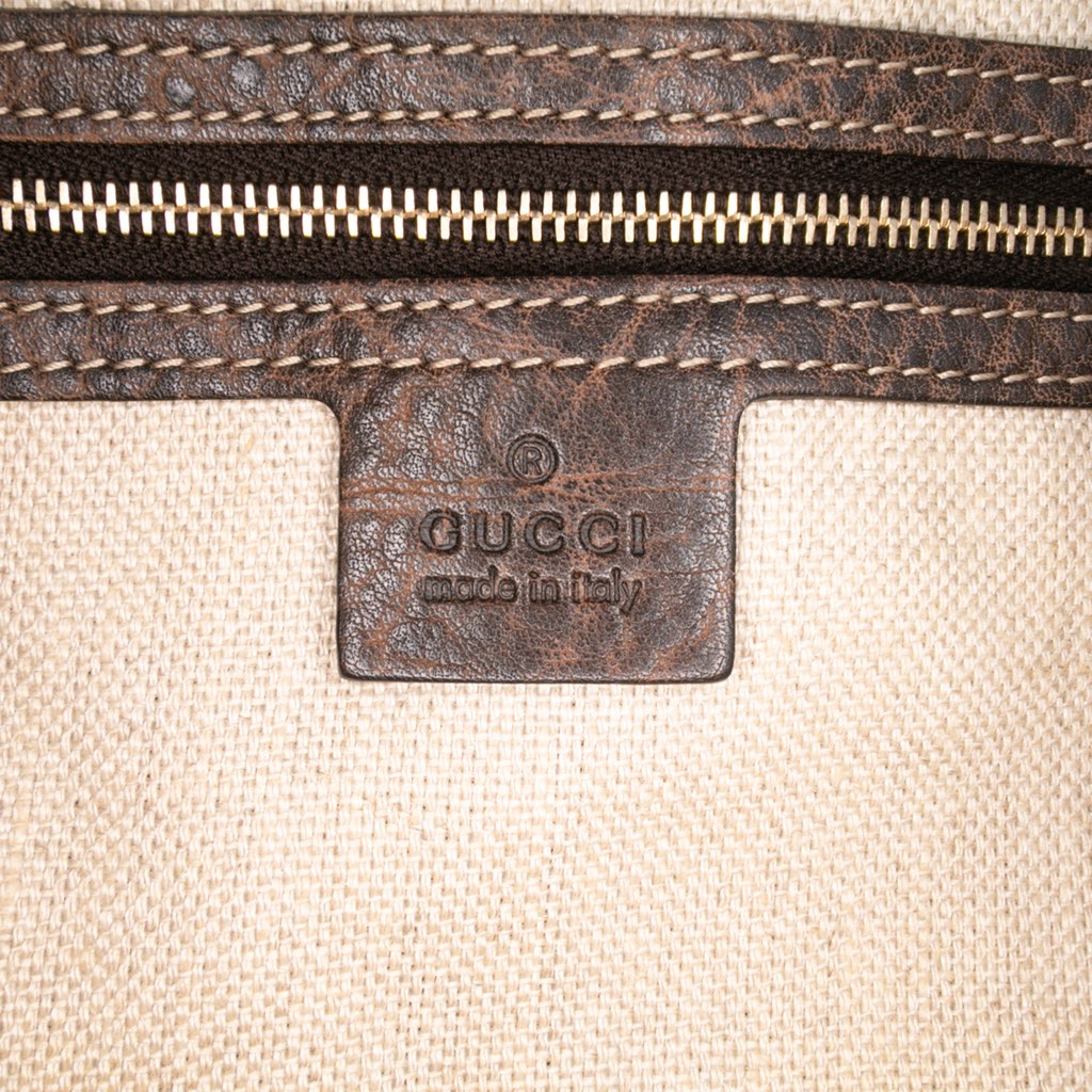 Gucci Medium GG Canvas New Jackie Satchel - 5