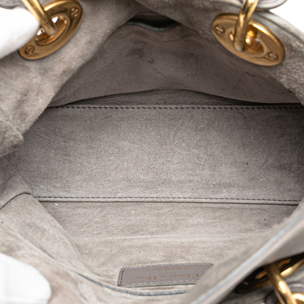 Dior Small Lambskin Cannage Studded Supple Lady Dior - 4