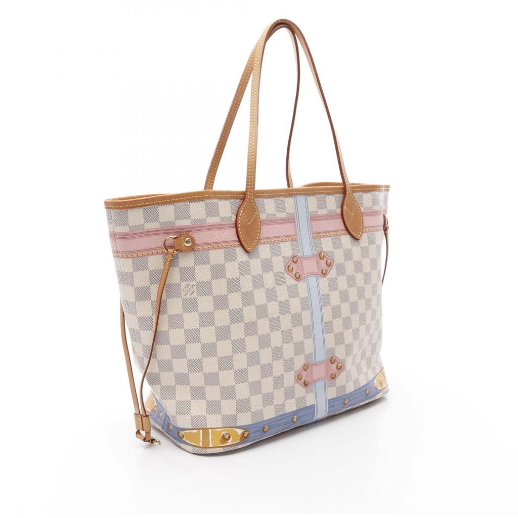 Louis Vuitton Damier Azur Summer Trunks Neverfull MM - 2