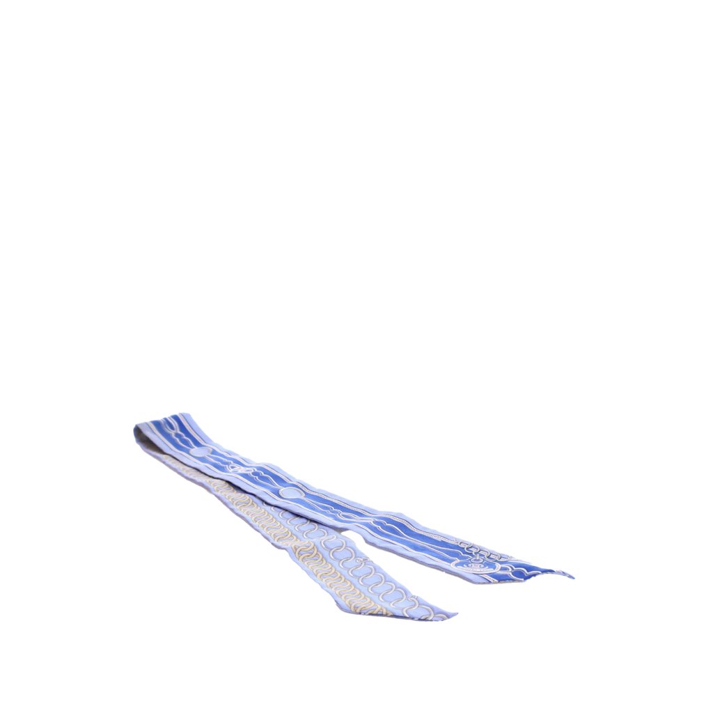 Hermès Maillons Silk Twilly Scarf