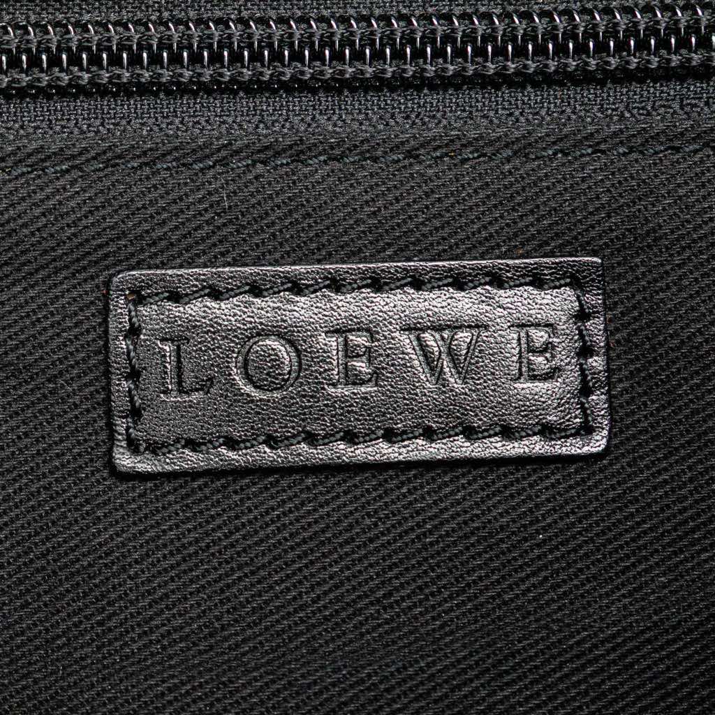 Loewe Anagram Canvas Messenger Bag - Side view