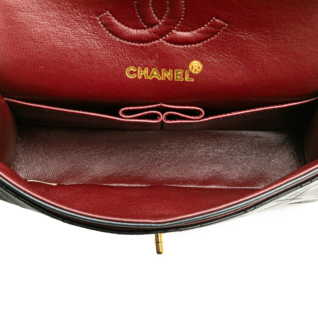 Chanel Small Classic Lambskin Double Flap - 4
