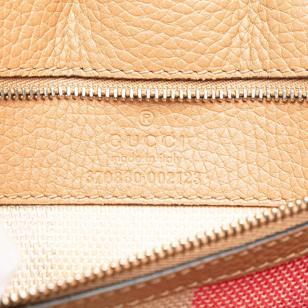 Gucci Large Leather Bamboo Daily Satchel - Detail 1