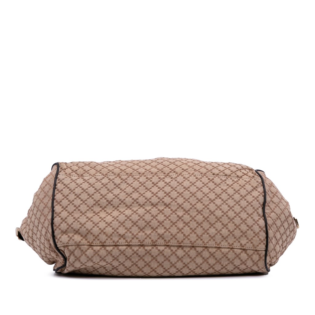 Gucci Diamante Canvas Sukey Satchel - Image 6
