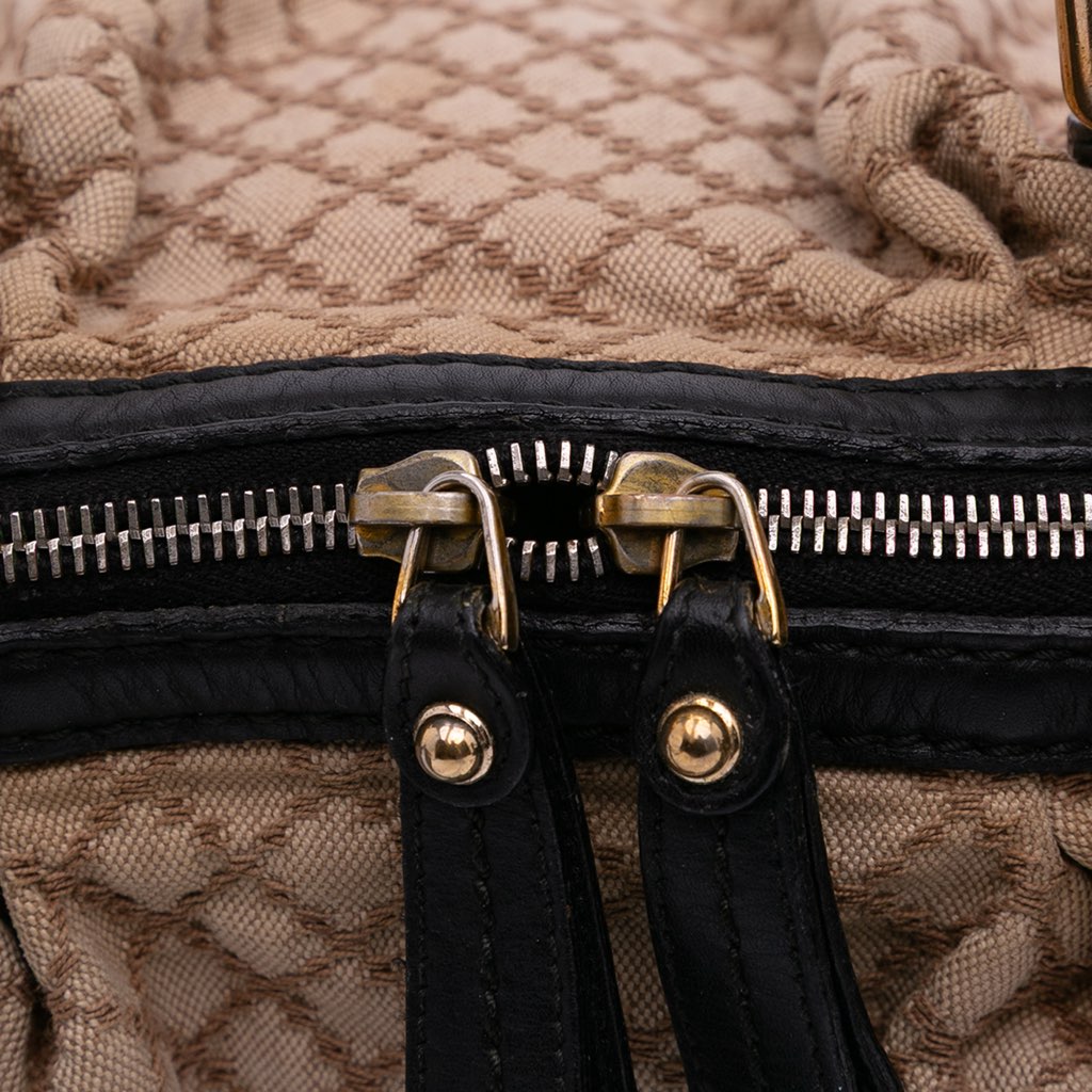 Gucci Diamante Canvas Sukey Satchel - Detail 2