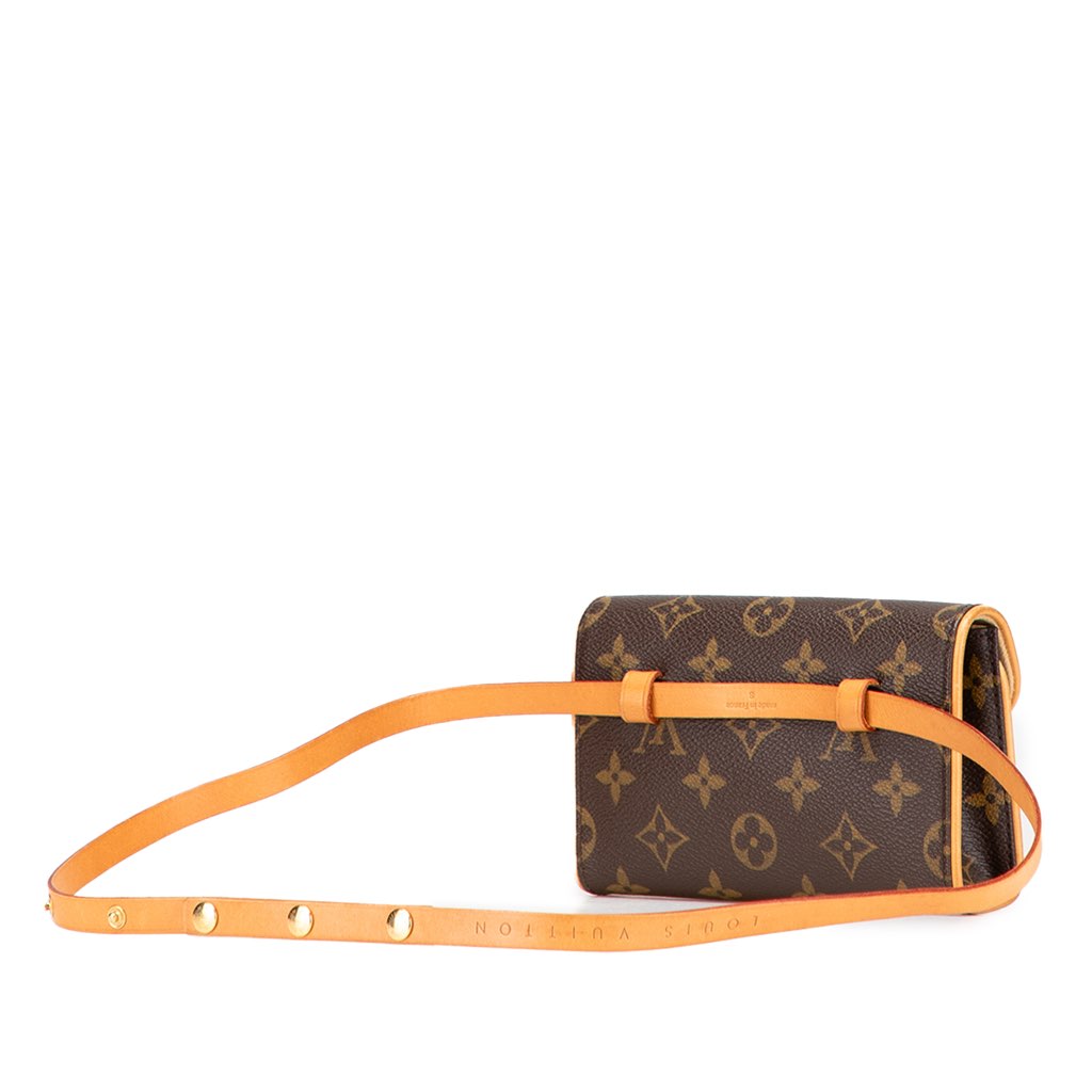 Louis Vuitton Monogram Pochette Florentine - Back view