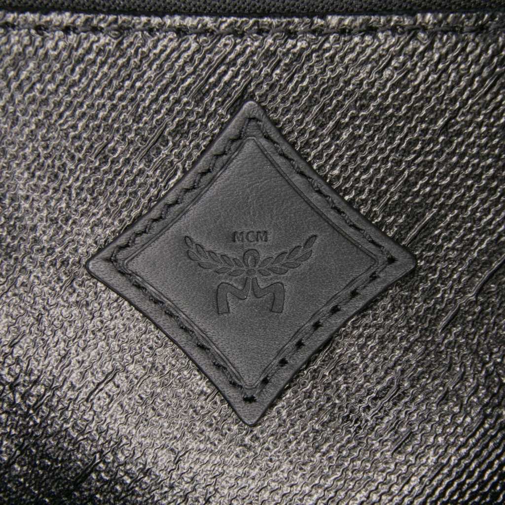 Mcm Large Canvas and Leather Reversible Diamond Tote - 5