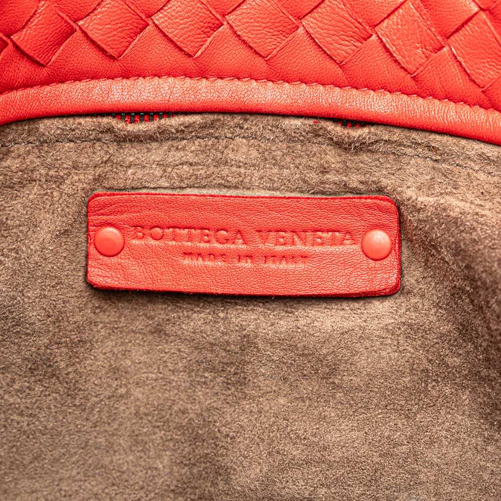 Bottega Veneta Nappa Intrecciato Ruffle Tote - Side view