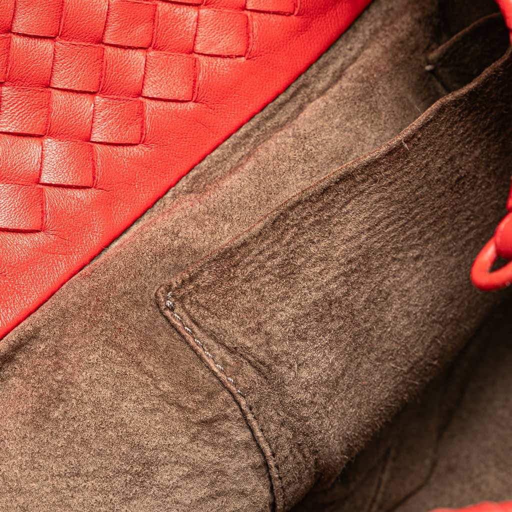 Bottega Veneta Nappa Intrecciato Ruffle Tote - Image 10