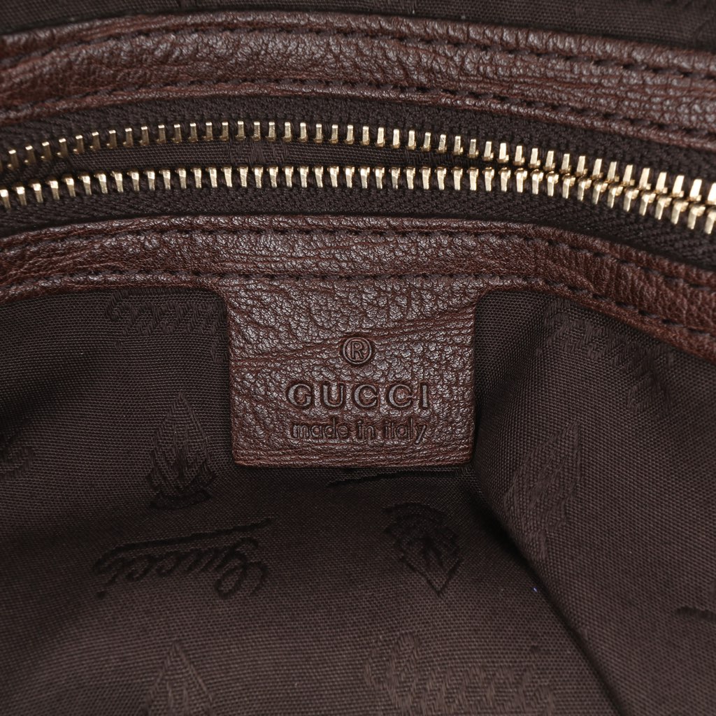 Gucci Medium GG Canvas Charm Dome Satchel - 5