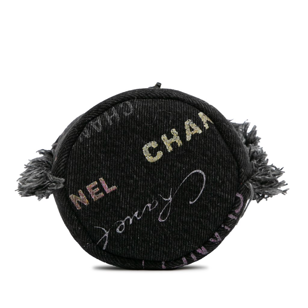 Chanel Mini Denim Mood Bucket with Chain - 5
