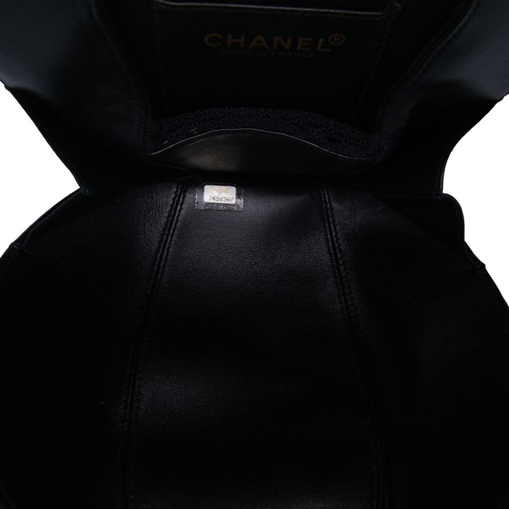 Chanel Lambskin and Satin Camellia Flower Evening Bag - 4
