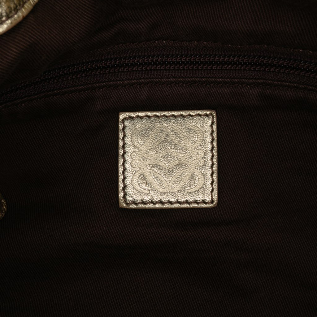 Loewe Anagram Canvas New Road Shoulder Bag - Side view