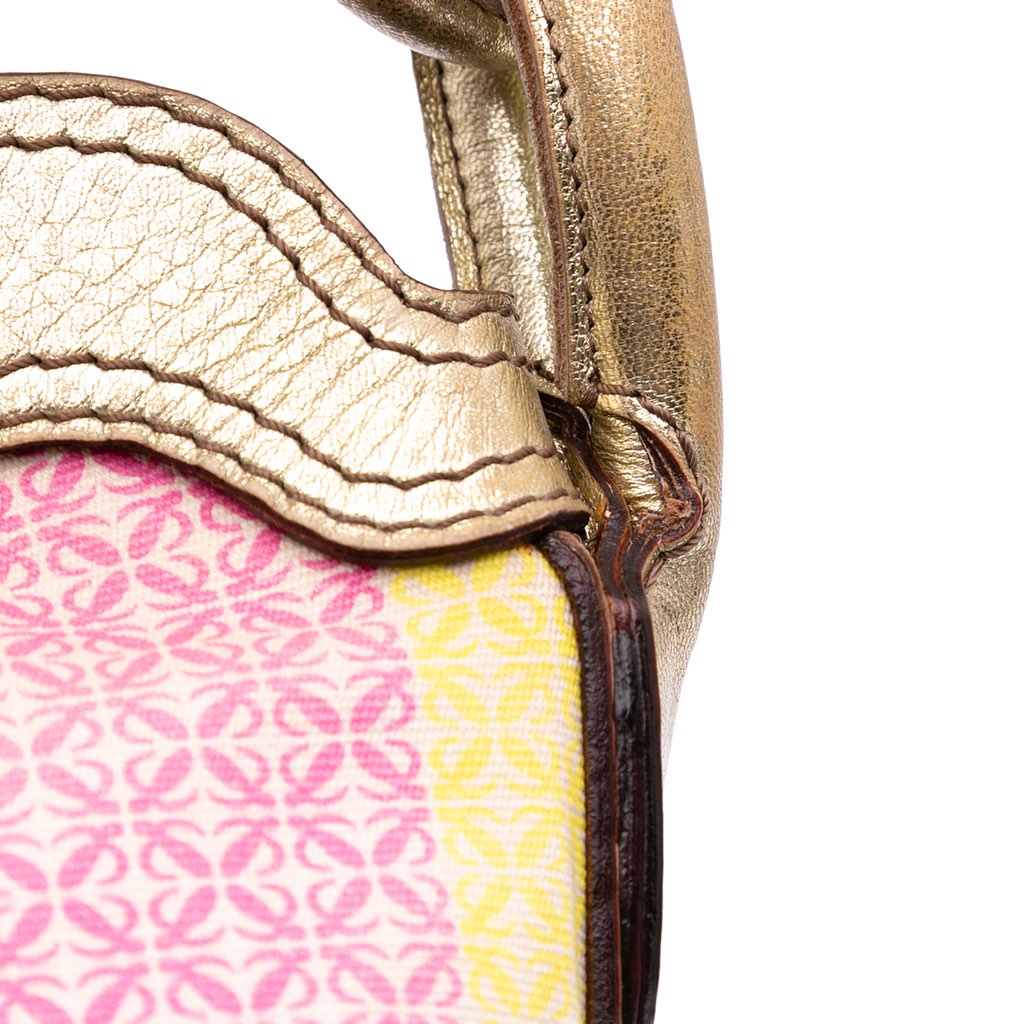 Loewe Anagram Canvas New Road Shoulder Bag - Image 12