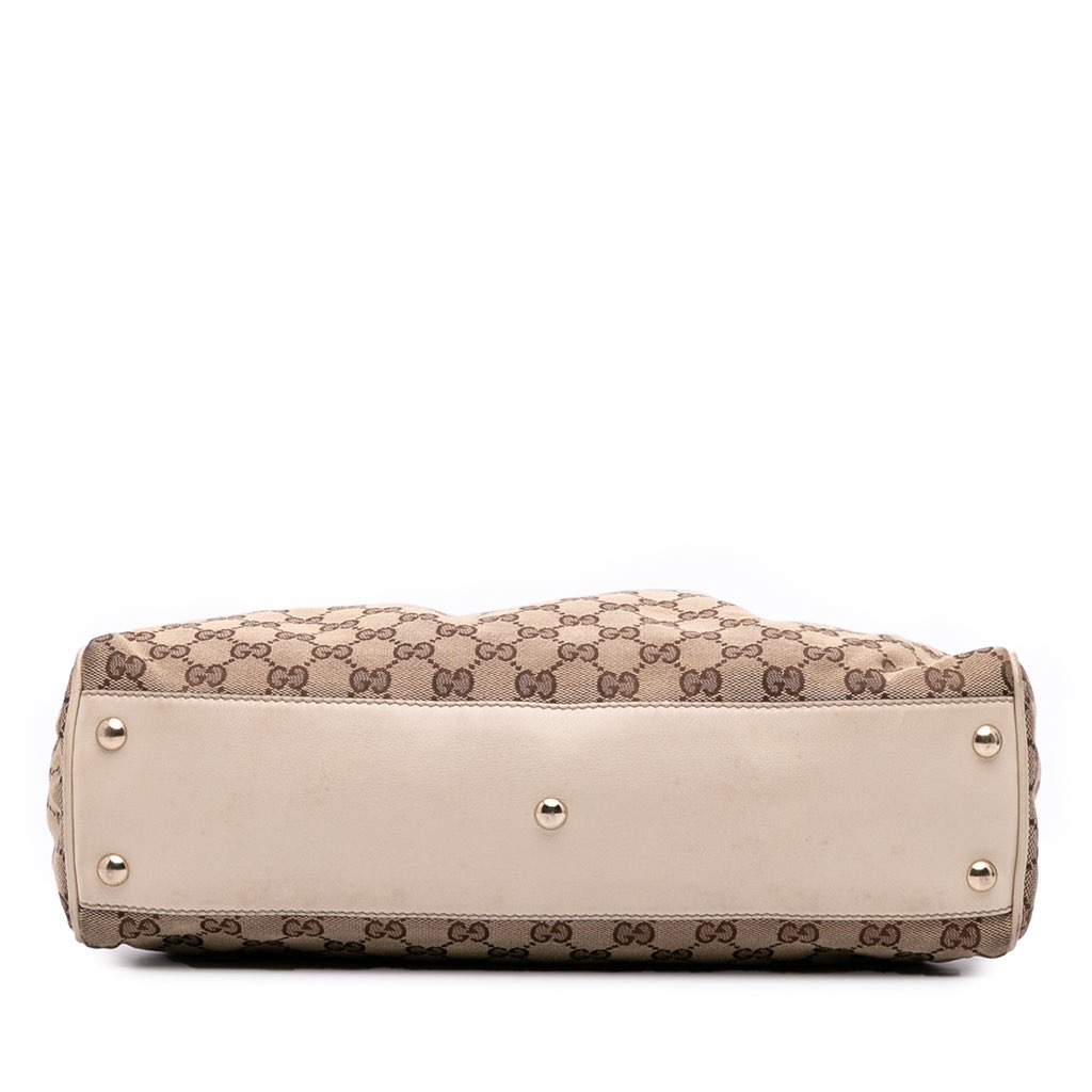 Gucci Medium GG Canvas Braided Peggy Tote - 3