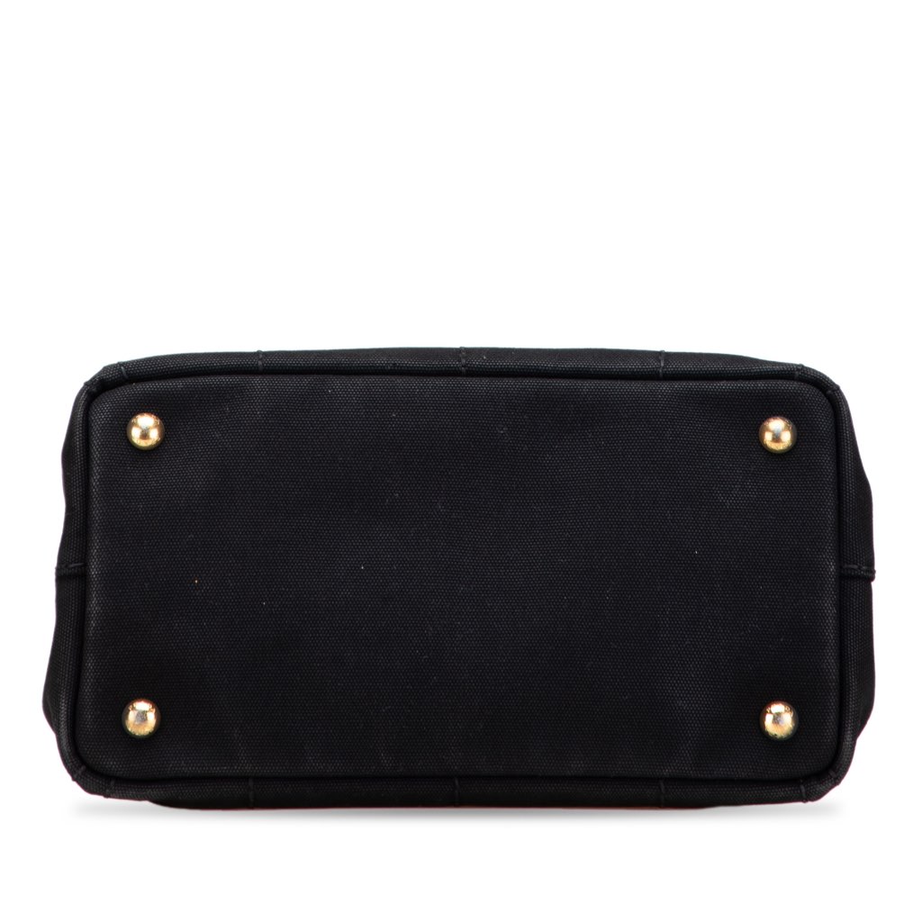 Prada Small Canvas Canapa Logo Satchel - 3