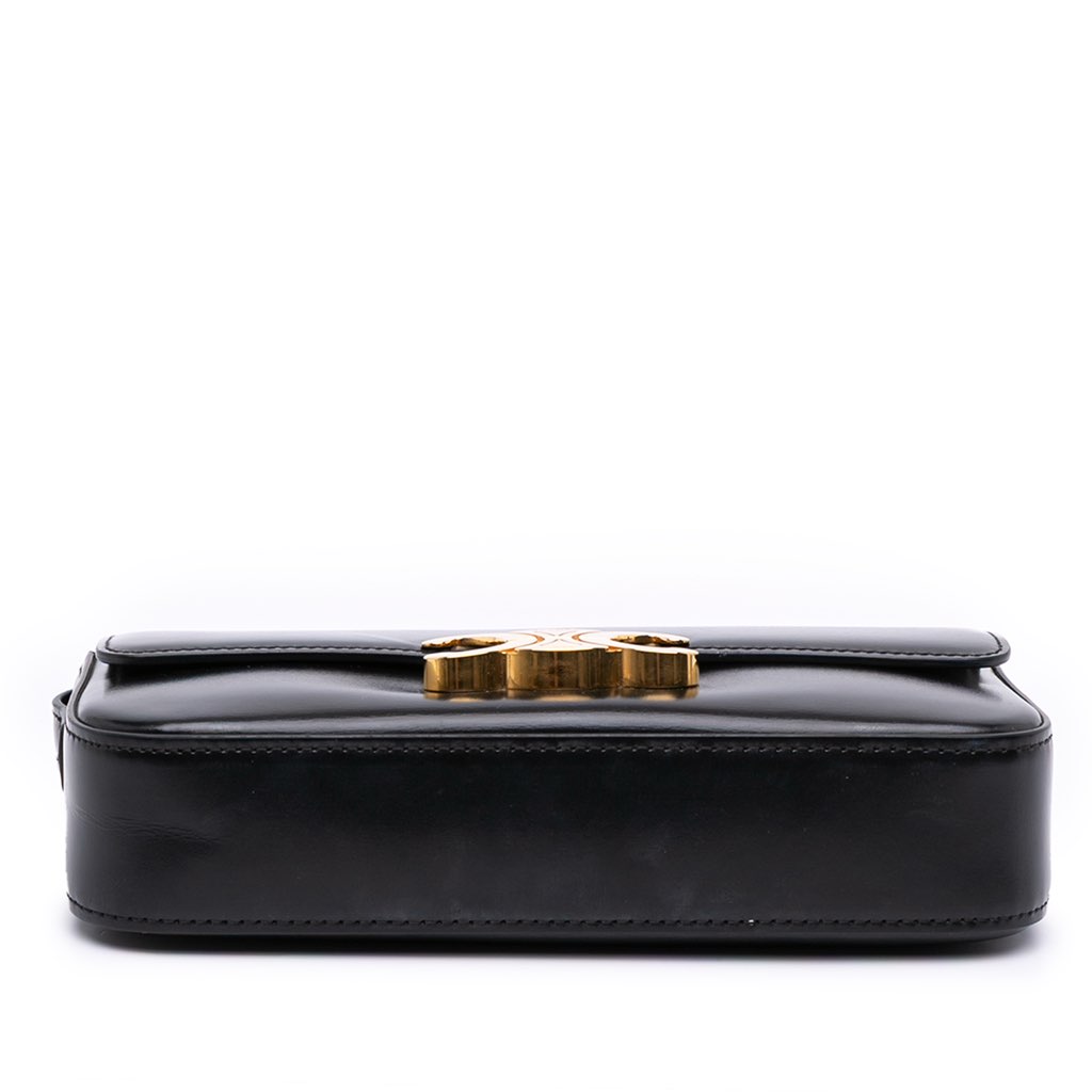 Celine Shiny Calfskin Claude Shoulder Bag - 3