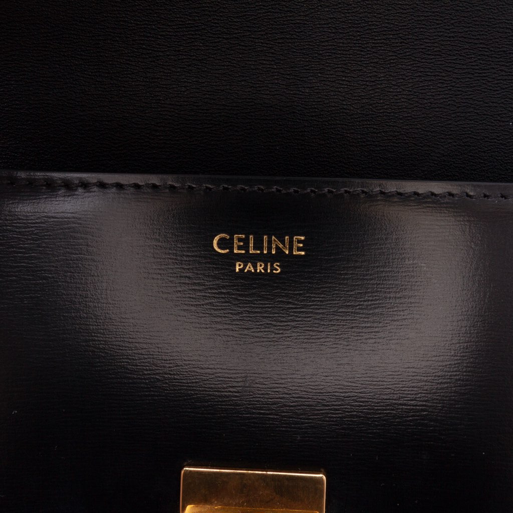 Celine Shiny Calfskin Claude Shoulder Bag - 5
