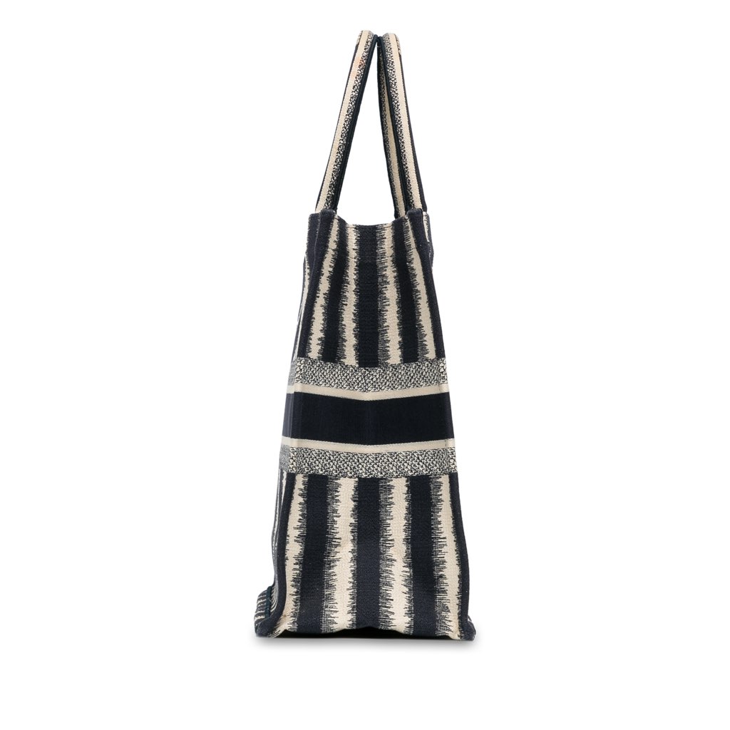 Dior Large Striped Book Tote - 3