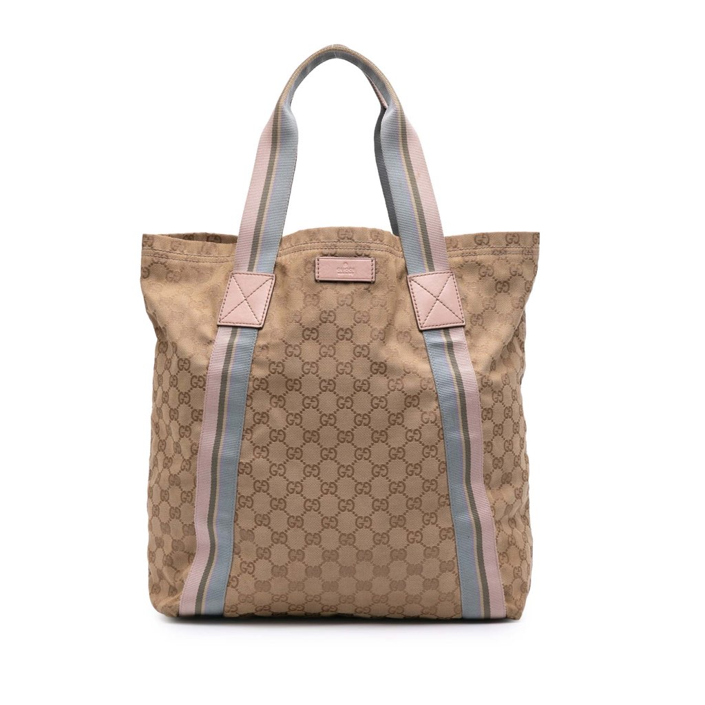 Gucci GG Canvas Web Tote